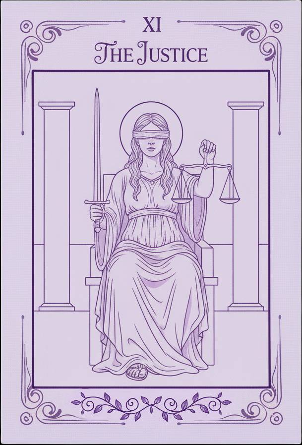 Justice Tarot Card Meaning - Fairness and Balance