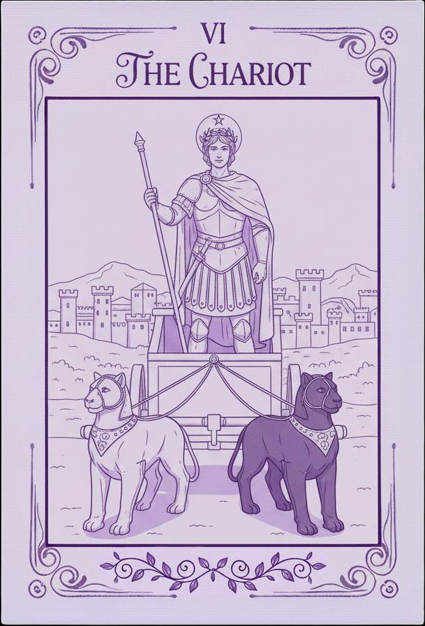 The Chariot Tarot Card Meaning - Determination and Victory
