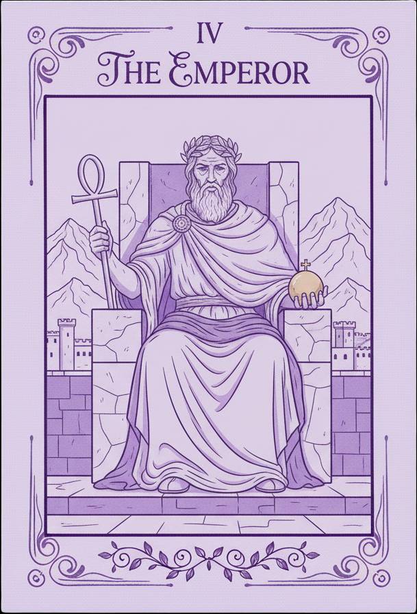 The Emperor Tarot Card Meaning - Authority and Structure