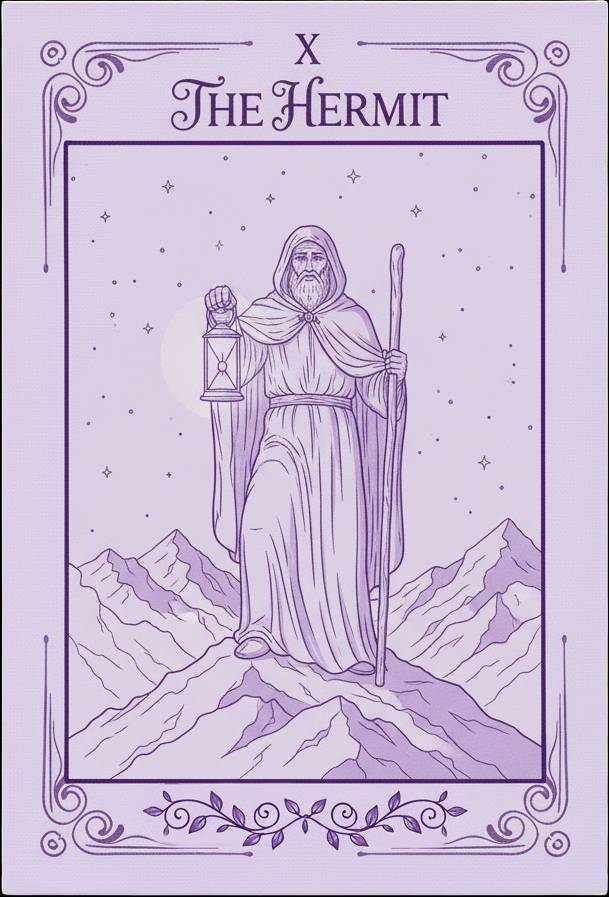 The Hermit Tarot Card Meaning - Introspection and Inner Wisdom