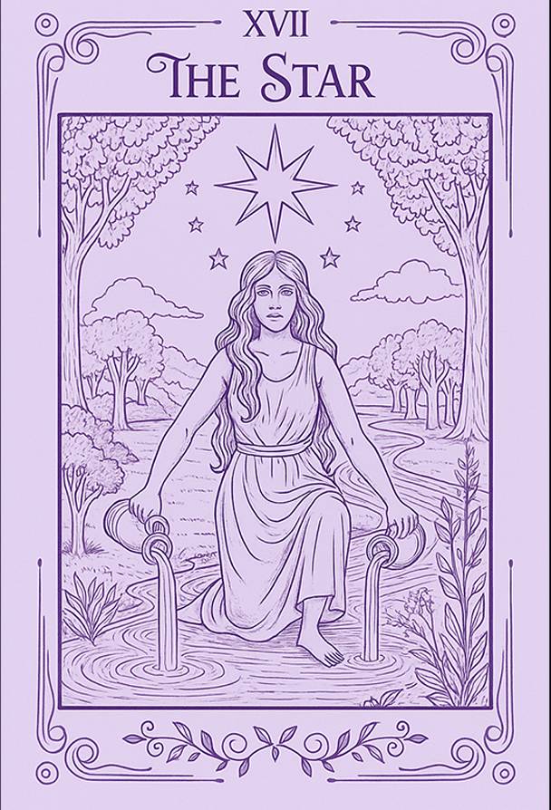 The Star Tarot Card Meaning - Hope and Guidance