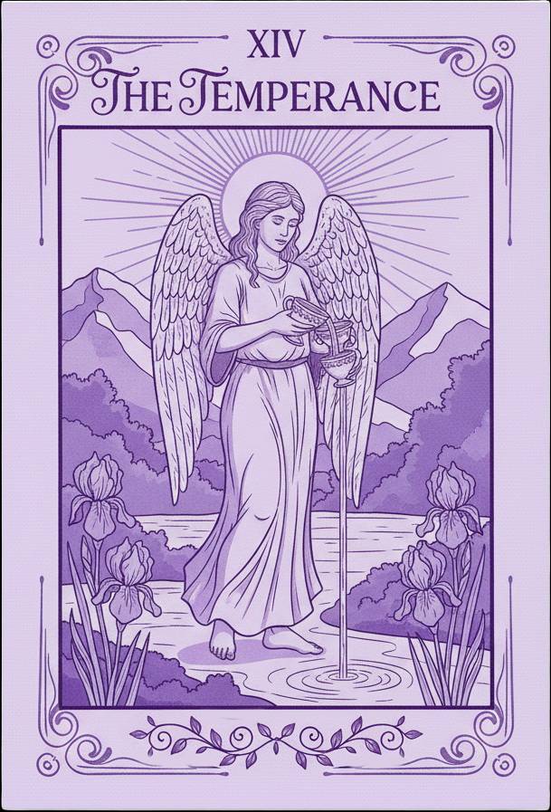 Temperance Tarot Card Meaning - Balance and Harmony