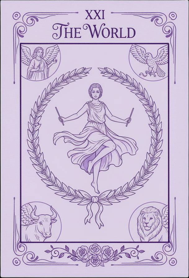 The World Tarot Card Meaning - Completion and Fulfillment
